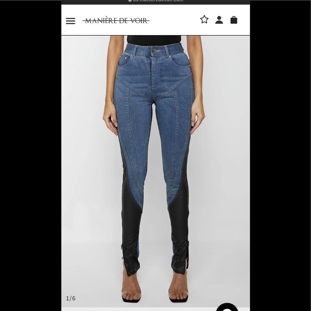 Maniere de voir contour jeans